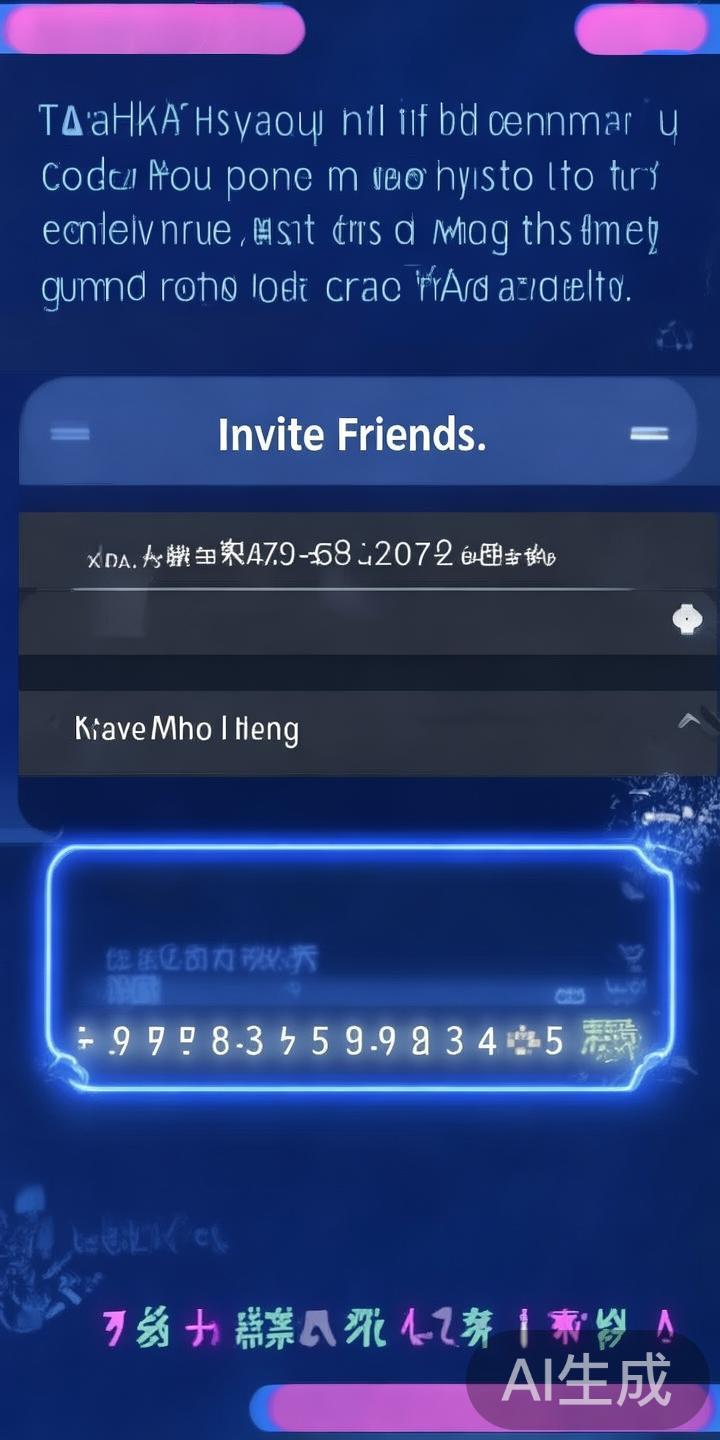 他登录账号后，进入个人中心，在“邀请好友”专区找到